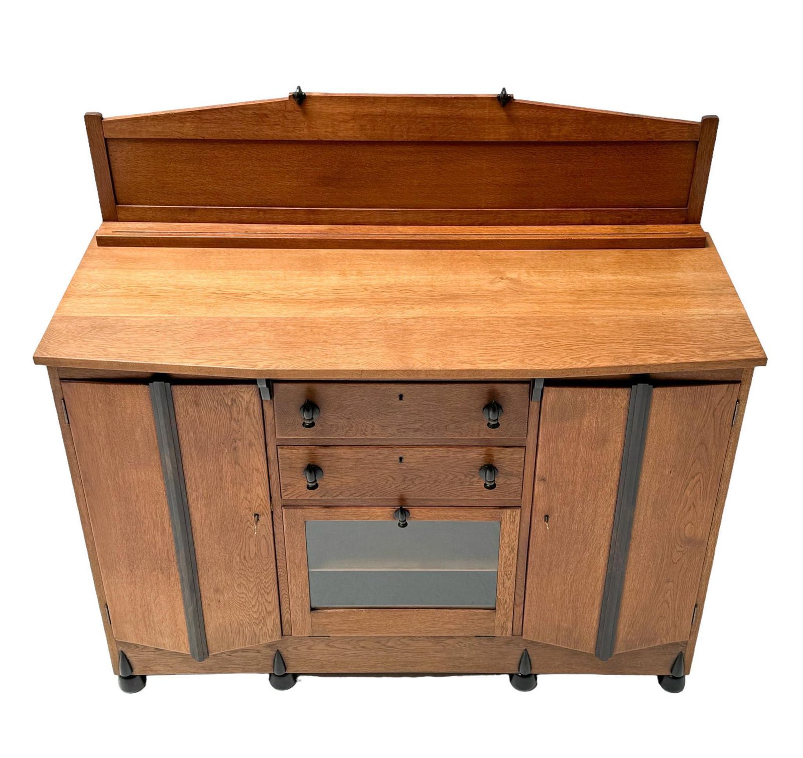 Art Deco Amsterdamse School Credenza Or Sideboard By J.J. Zijfers Amsterdam photo buy