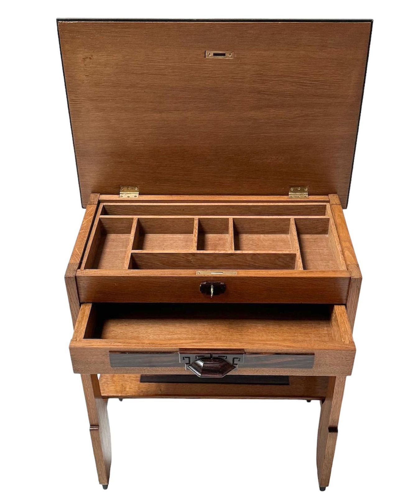 Art Deco Amsterdamse School Sewing Table By Dijst's Meubelfabriek Amsterdam photo vinterior