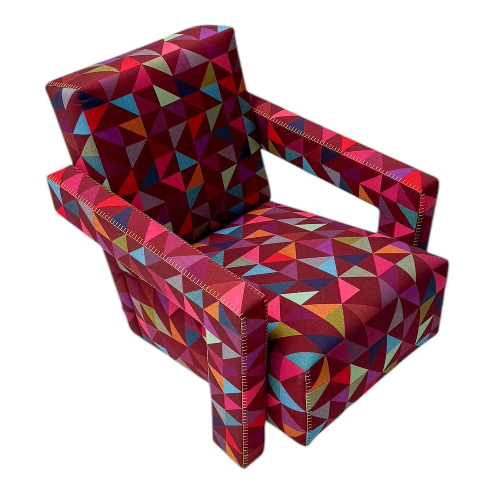 Utrecht Lounge Chair By Gerrit Rietveld Limited Edition Boxblocks Cassina photo vintage