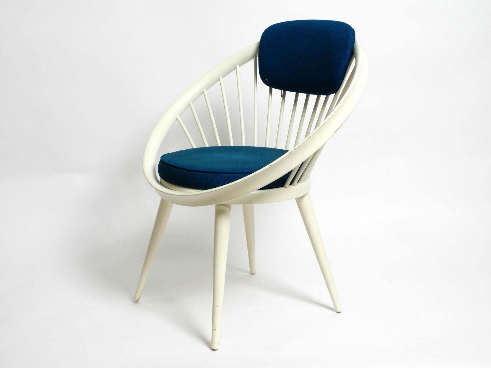 Beautiful Rare Original 1950s Yngve Ekström Circle Chair For Swedese photo furniture