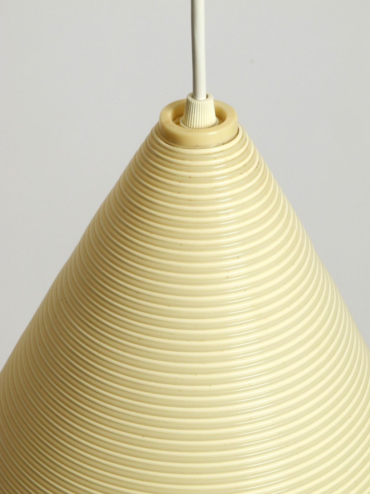 Beautiful Original Large 1960s Heifetz Rotaflex Pendant Lamp In A Drop Shape photo vinterior