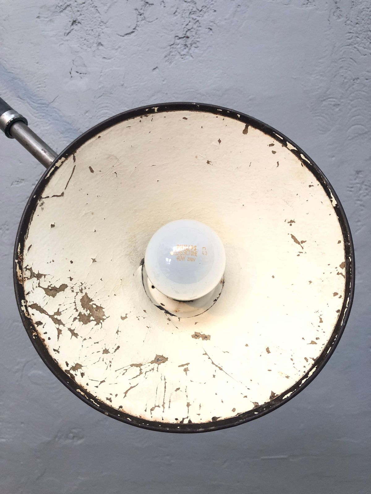 Rare Series 1 Antique Triplex Industrial Lamp By Johan Petter Johansson For Asea photo vintage