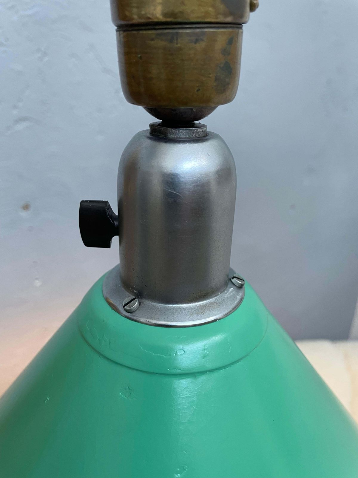 1108.0 Classic Antique Triplex Work Lamp By Johan Petter Johansson For Asea Of Sweden photo