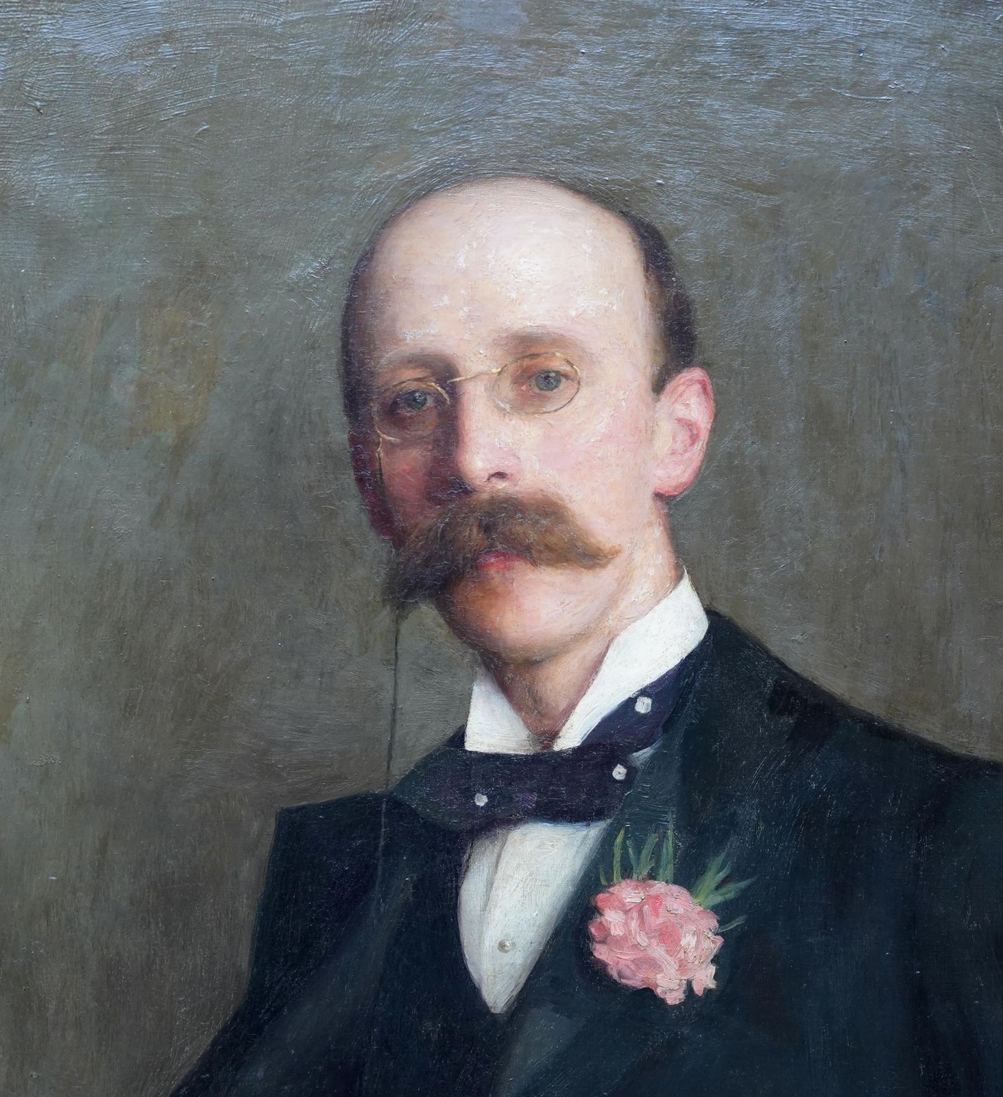 Maud Porterportrait Of G W Barber Jp   British Victorian Exhibited Art Oil Painting1897 photo for sale