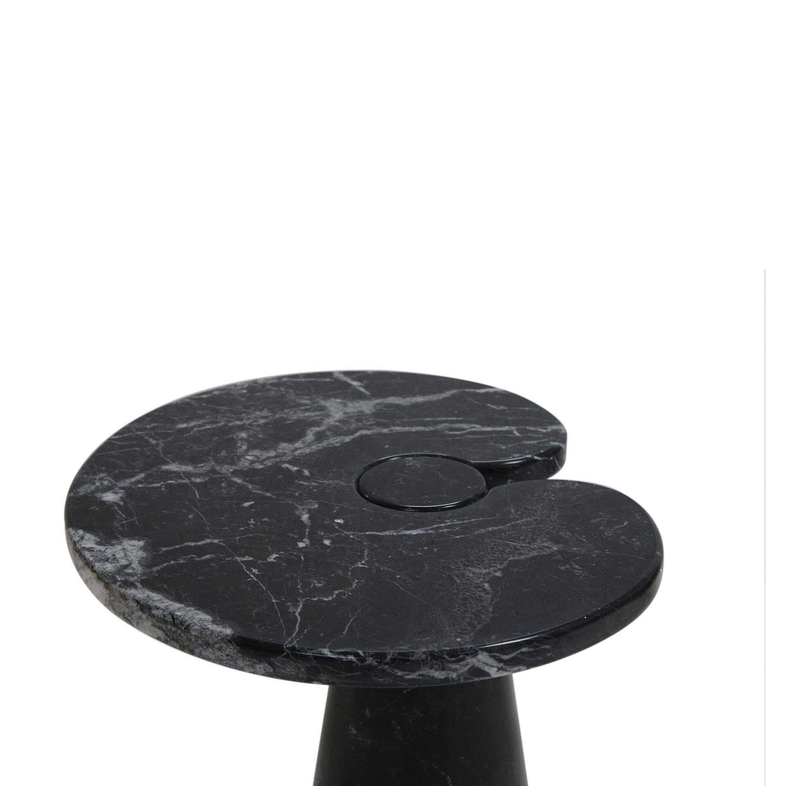 Angelo Mangiarotti For Skipper Pair Of Eros Marble Side Tables Italy 1970s photo for sale