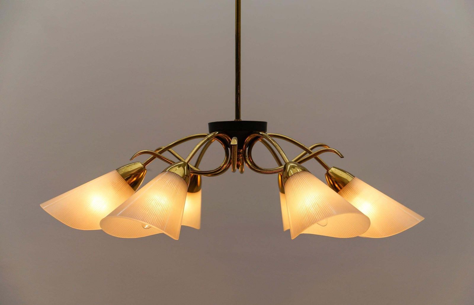 Awesome Spider Lamp In The Manner Of Arteluce, Italy, 1950s photo vinterior