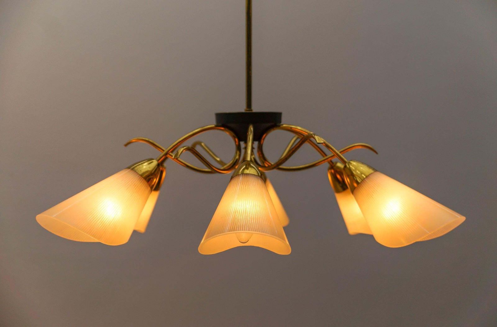 Lighting Awesome Spider Lamp In The Manner Of Arteluce, Italy, 1950s photo