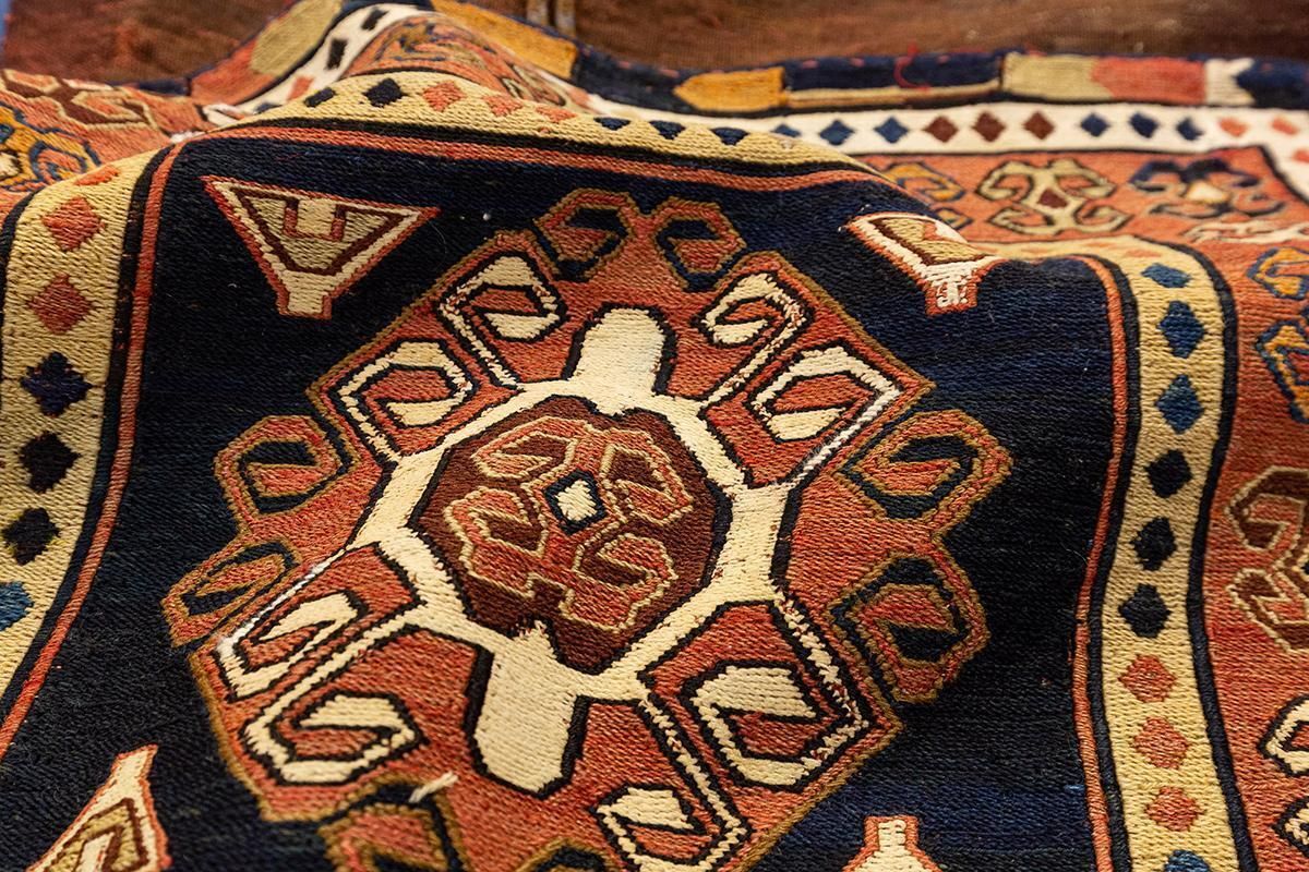Kilim Rug Saddle Bag Caucasian photo vintage