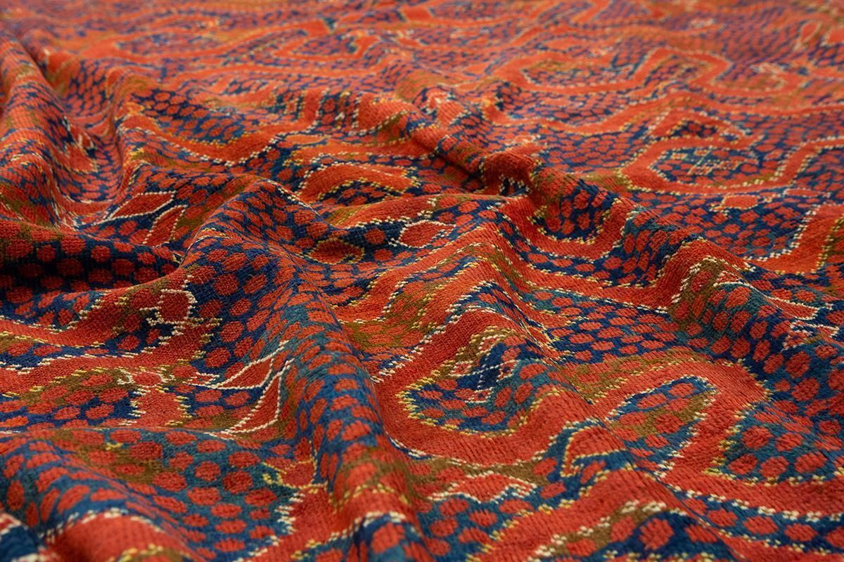 photo furniture Turkmen Rug Ersari Snake Design