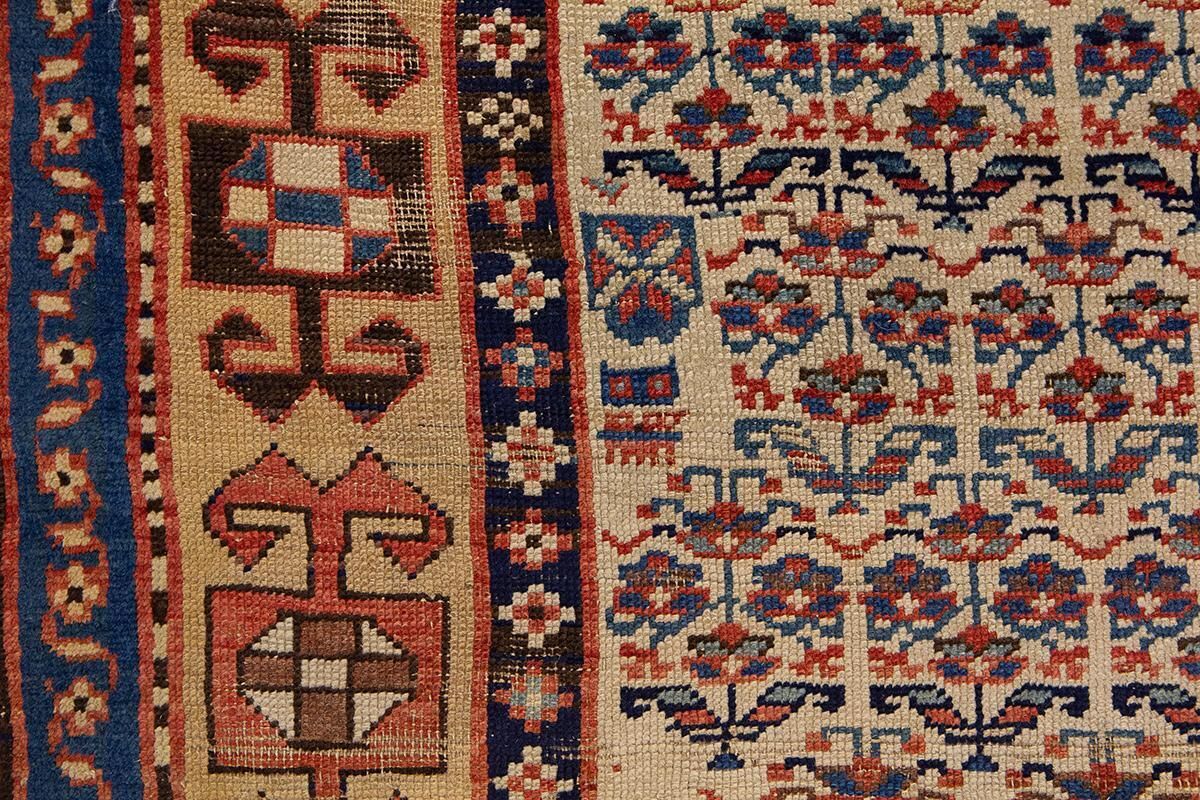 Caucasian Rug Shahsavan Kalleh Size photo vintage