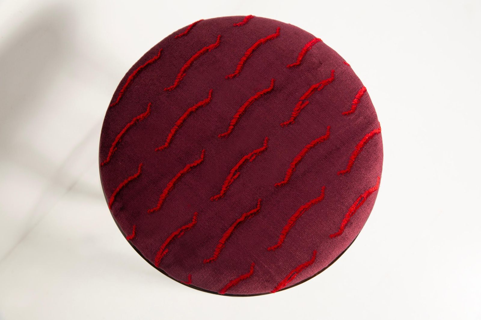 Drie Mid Century Barkrukken – Velvet Nouvelles Vagues Van Dedar, Europa, Jaren 1960 photo buy