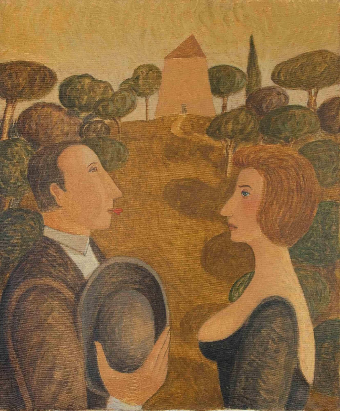 Alberto Galleratimarriage Proposal   Paint By Alberto Gallerati   1970s1970s