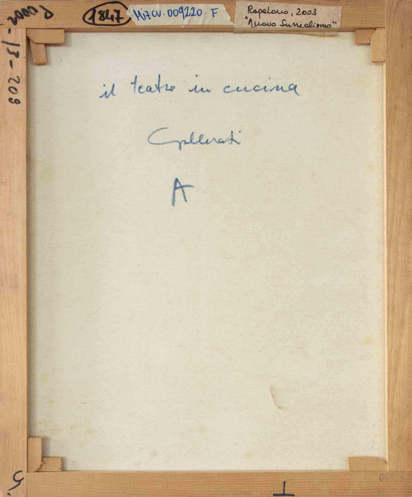 Alberto Galleratitheater In The Kitchen   Paint By Alberto Gallerati   1970s1970s photo Art
