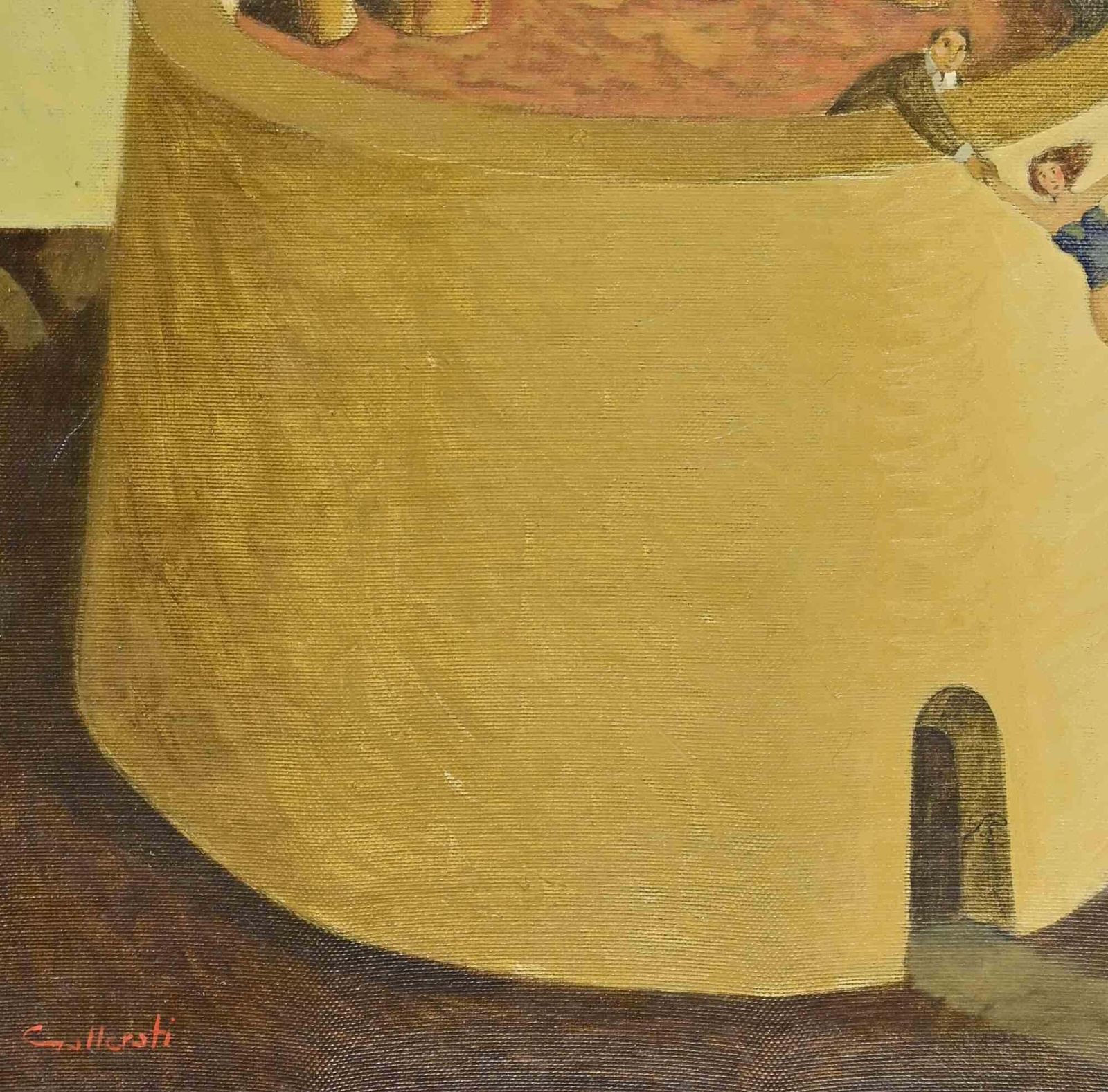Alberto Galleratiby A Hair's Breadth   Paint By Alberto Gallerati   1970s1970s photo furniture
