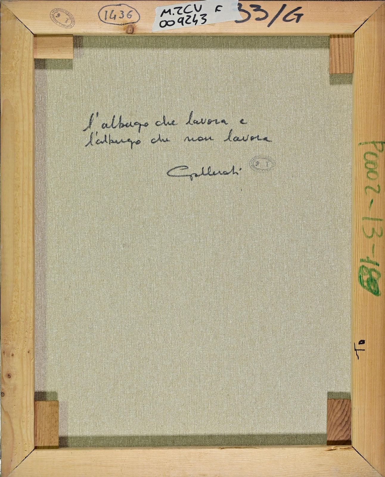 Alberto Galleratithe Hotel That Works, The Hotel That...  Paint By Alberto Gallerati   1970s1970s photo furniture