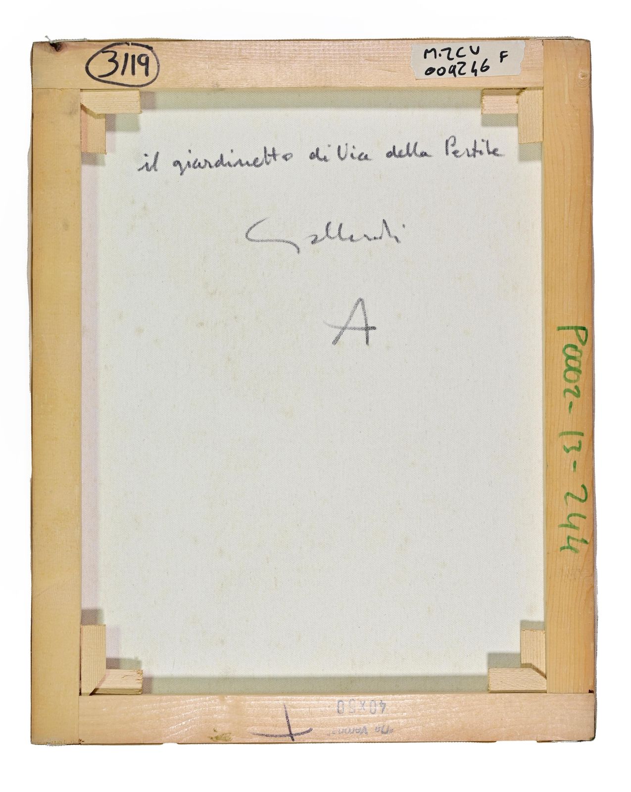 Alberto Galleratithe Little Garden On Via Della Partita   Paint By Alberto Gallerati   1970s1970s photo Art