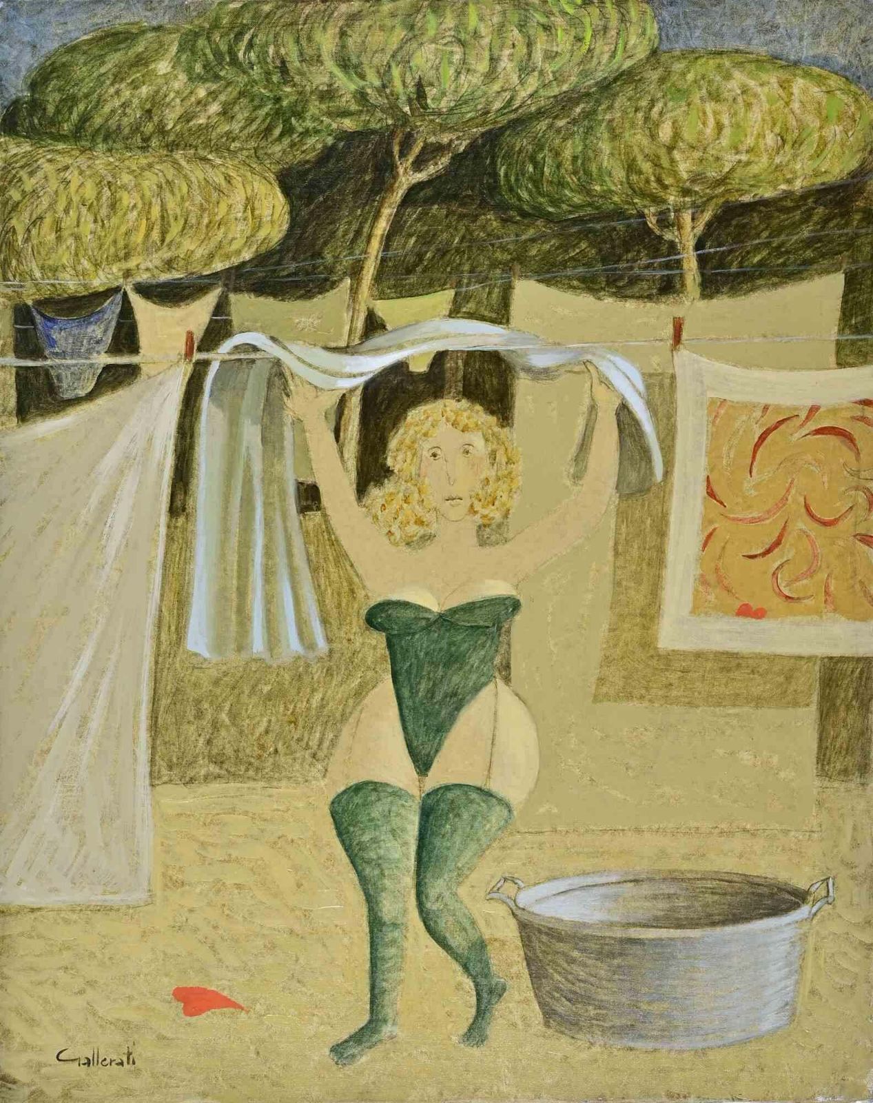 Alberto Galleratifrom The Series: How Good It Is To Lay Out... Paint By Alberto Gallerati   1970s1970s