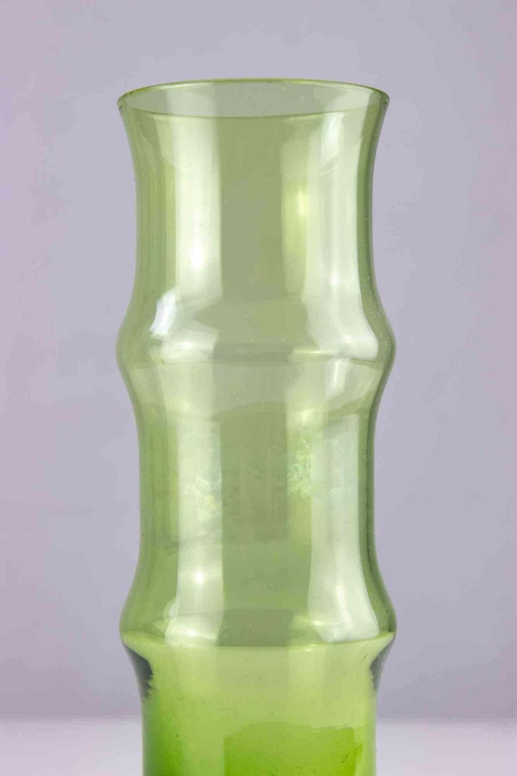 Vintage Swedish Aseda Bamboo Vase, 1960s photo Home Decor