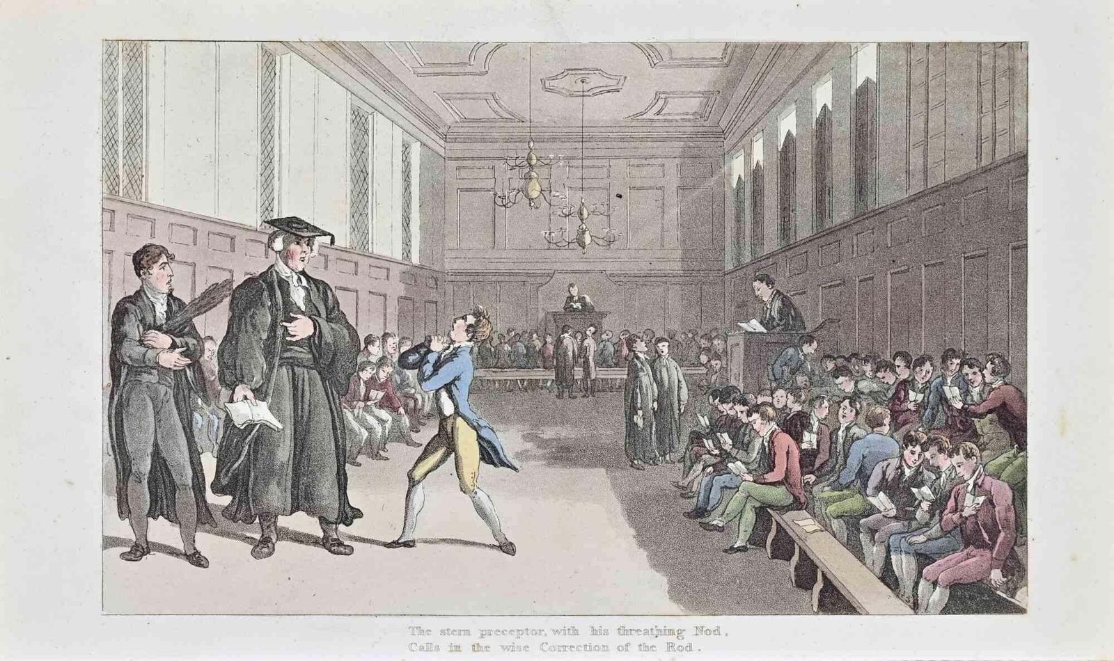 Joseph Banksthe Stern Preceptor   Etching By Joseph Banks   1830s1830s