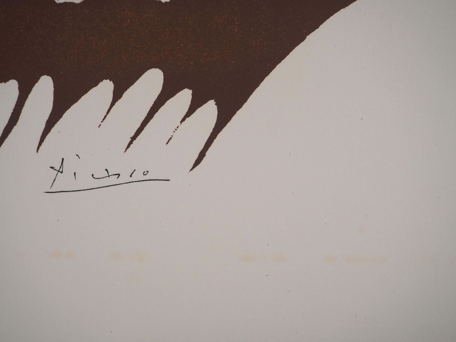 photo for sale Pablo Picassoportrait Of A Man Inspired By El Greco   Lithograph (Mourlot)1973