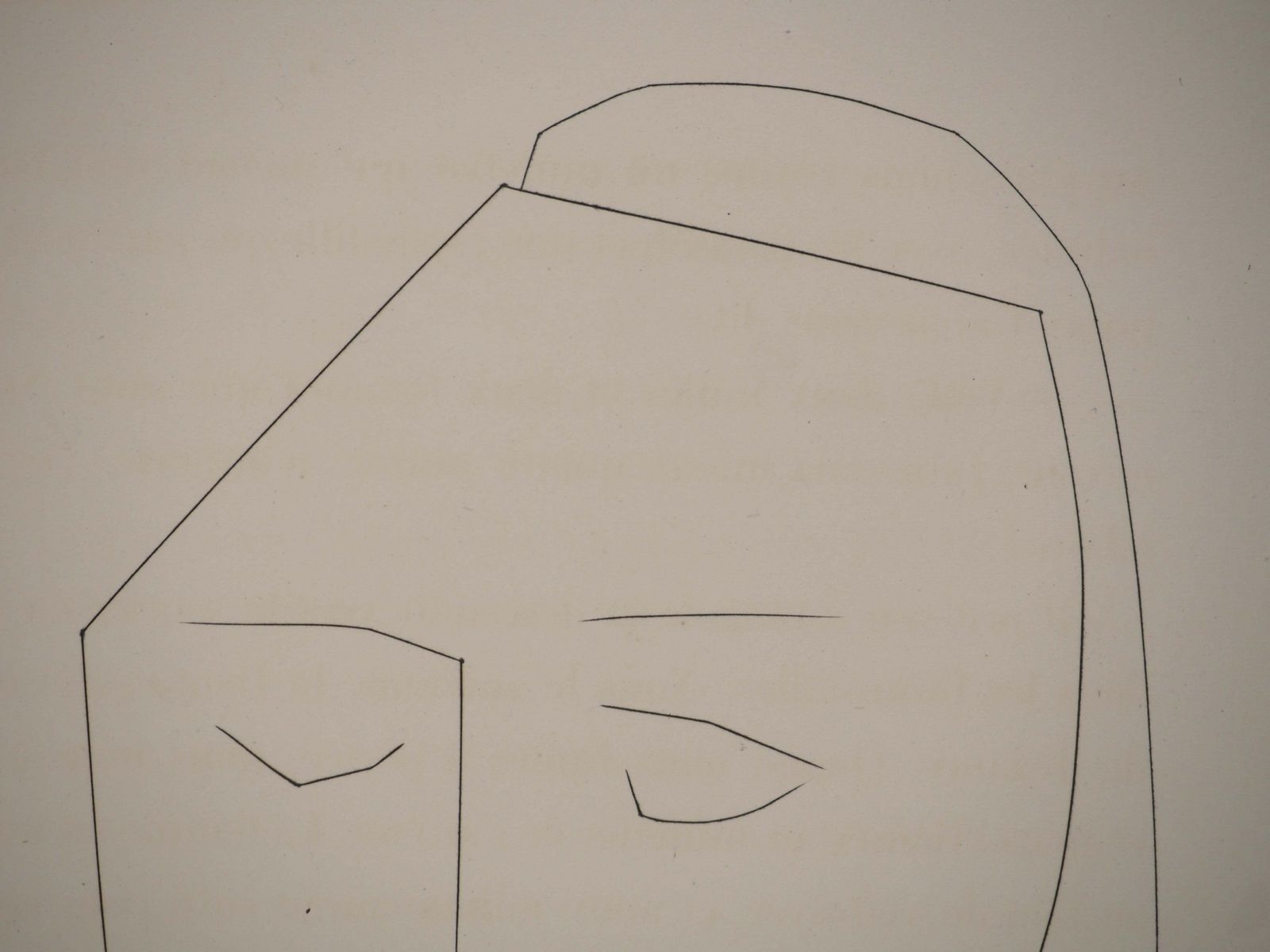 Pablo Picassocarmen, The Peaceful Face   Original Etching (Cramer #52)1949 photo for sale
