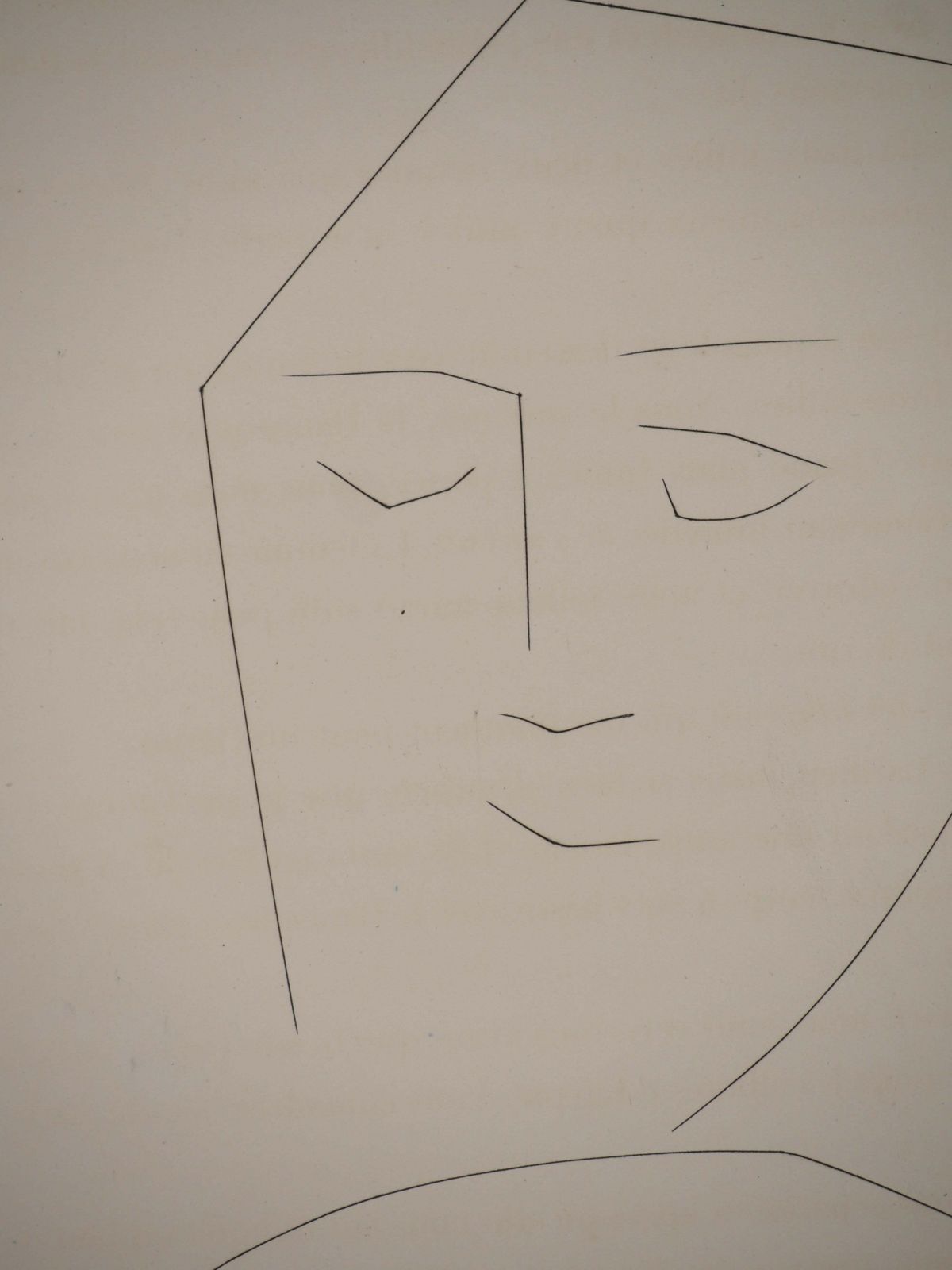 Pablo Picassocarmen, The Peaceful Face   Original Etching (Cramer #52)1949 photo 565.0