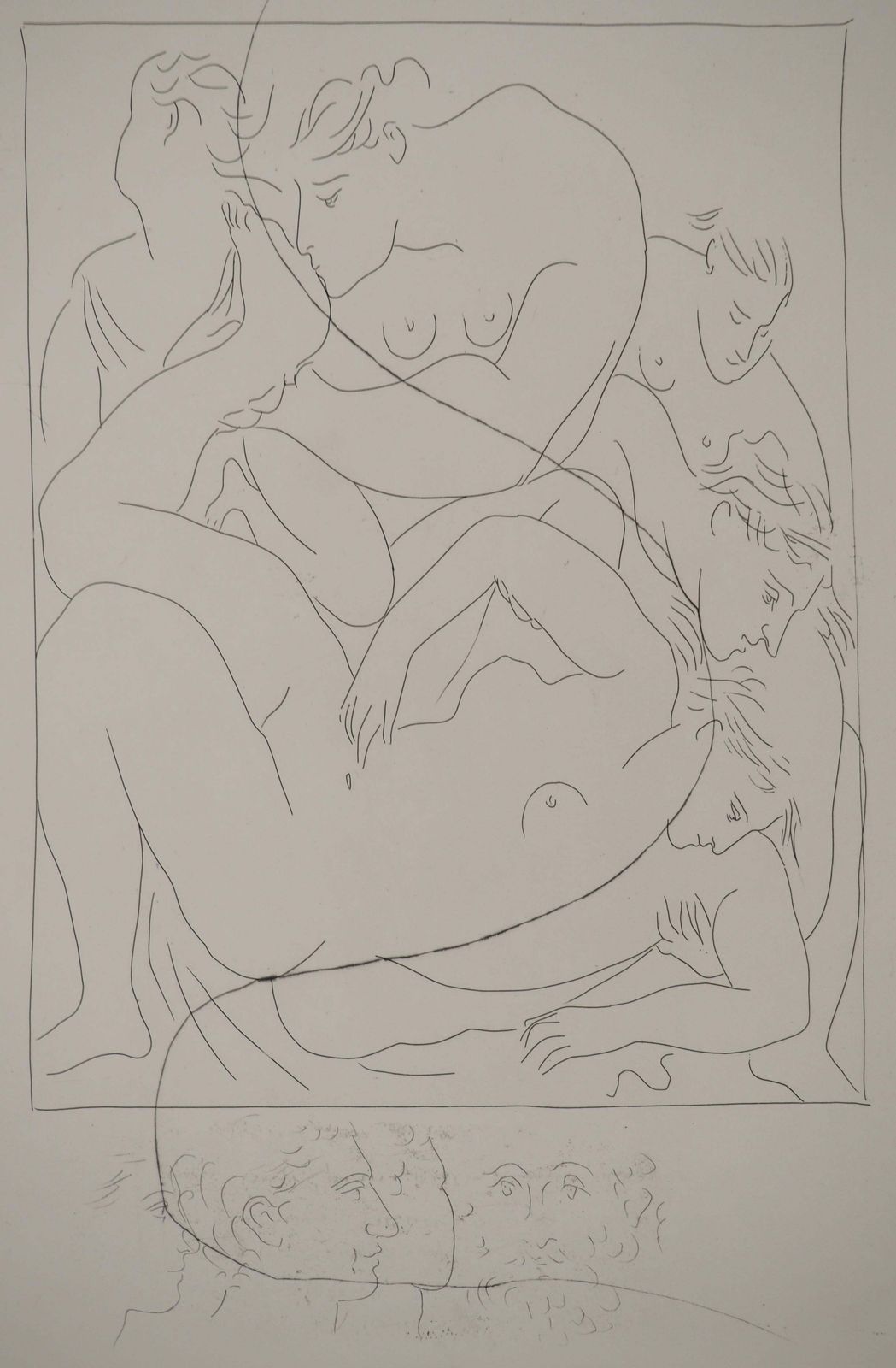 Pablo Picassométarmorphoses D'ovide, Snake Bite   Original Etching (Baer #162)1936 photo for sale