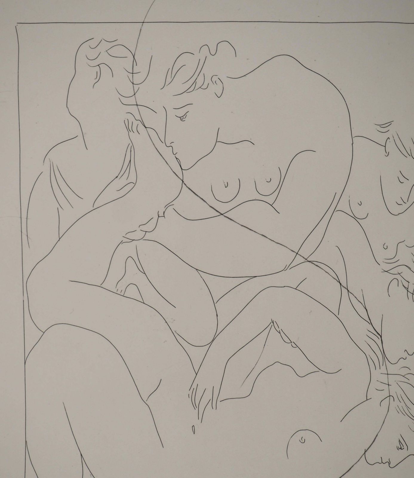 Pablo Picassométarmorphoses D'ovide, Snake Bite   Original Etching (Baer #162)1936 photo Art