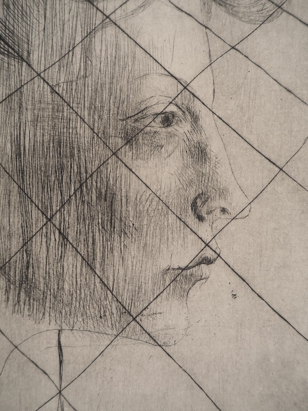 Pablo Picassosaltimbanques : Head Of A Woman   Original Etching (Bloch #6 / Baer #7c)1913 photo 2566.0