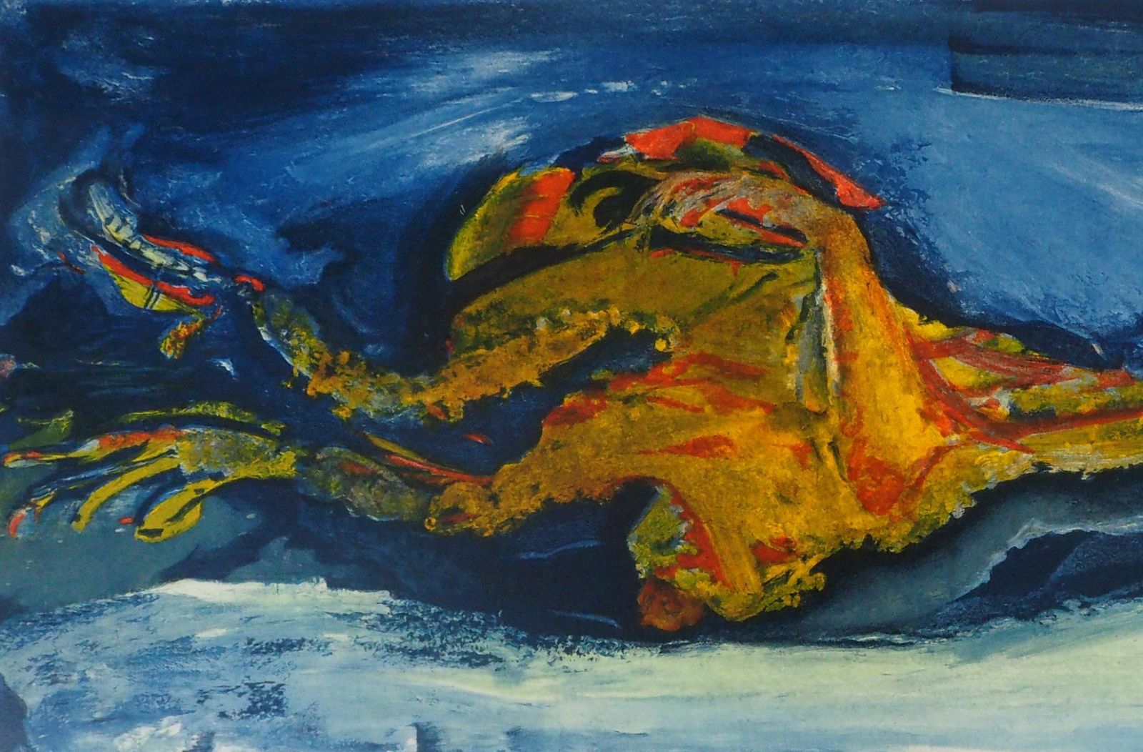 Chaïm Soutinestill Life With A Turkey   Lithograph, Mourlot1972 photo 217.0