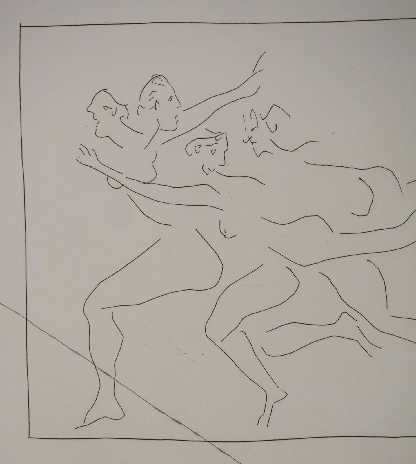 Pablo Picassométarmorphoses D'ovide, The Escape   Original Etching (Baer #161)1936 photo 591.0