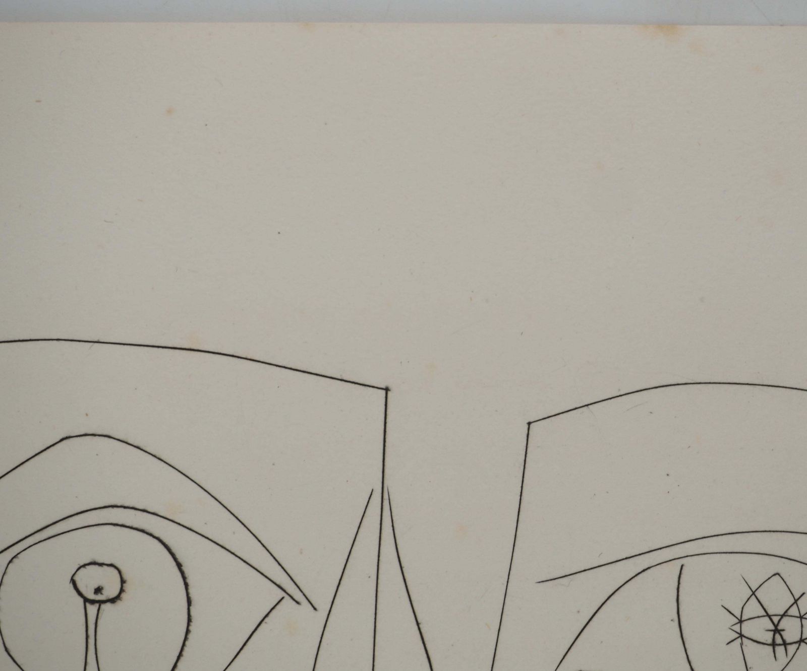 Pablo Picassocarmen, The Man Behind The Mask   Original Etching (Cramer #52)1949 photo 602.0