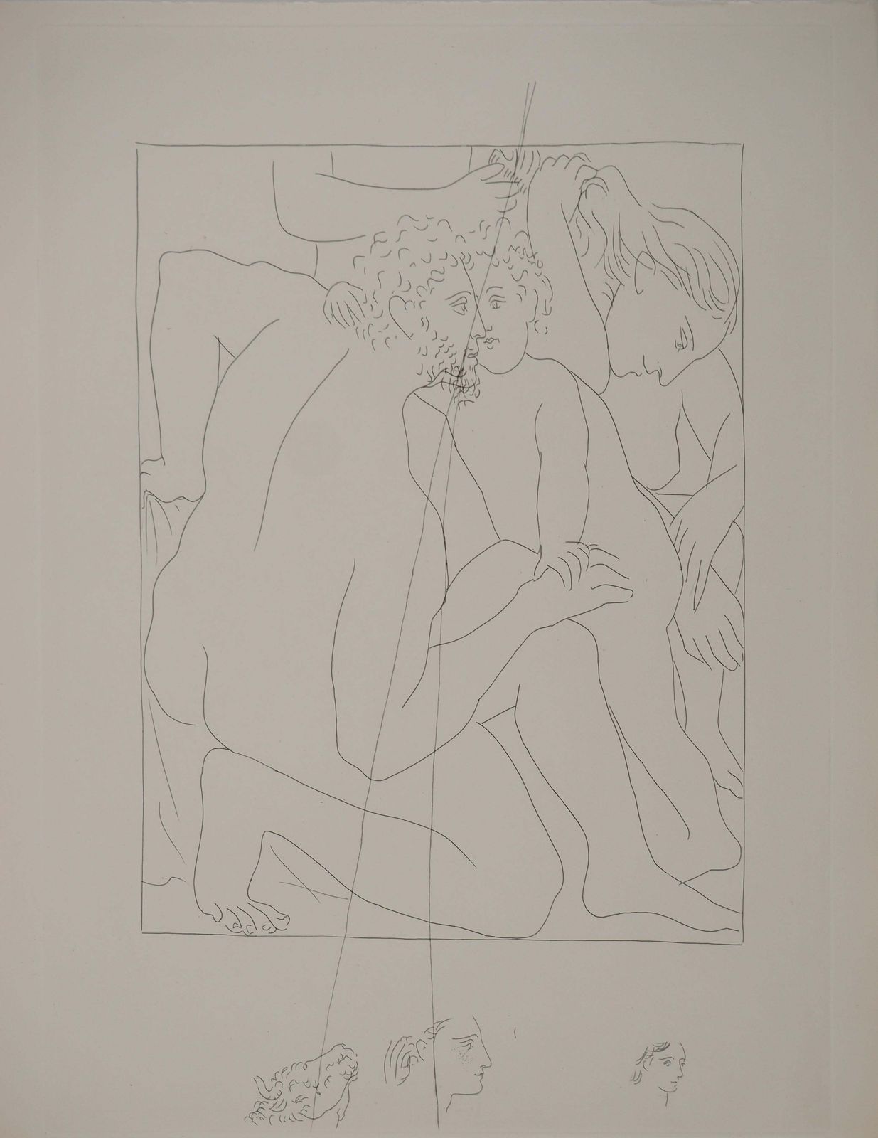 Pablo Picassométarmorphoses D'ovide, Human Bodies   Original Etching (Baer #144)1936