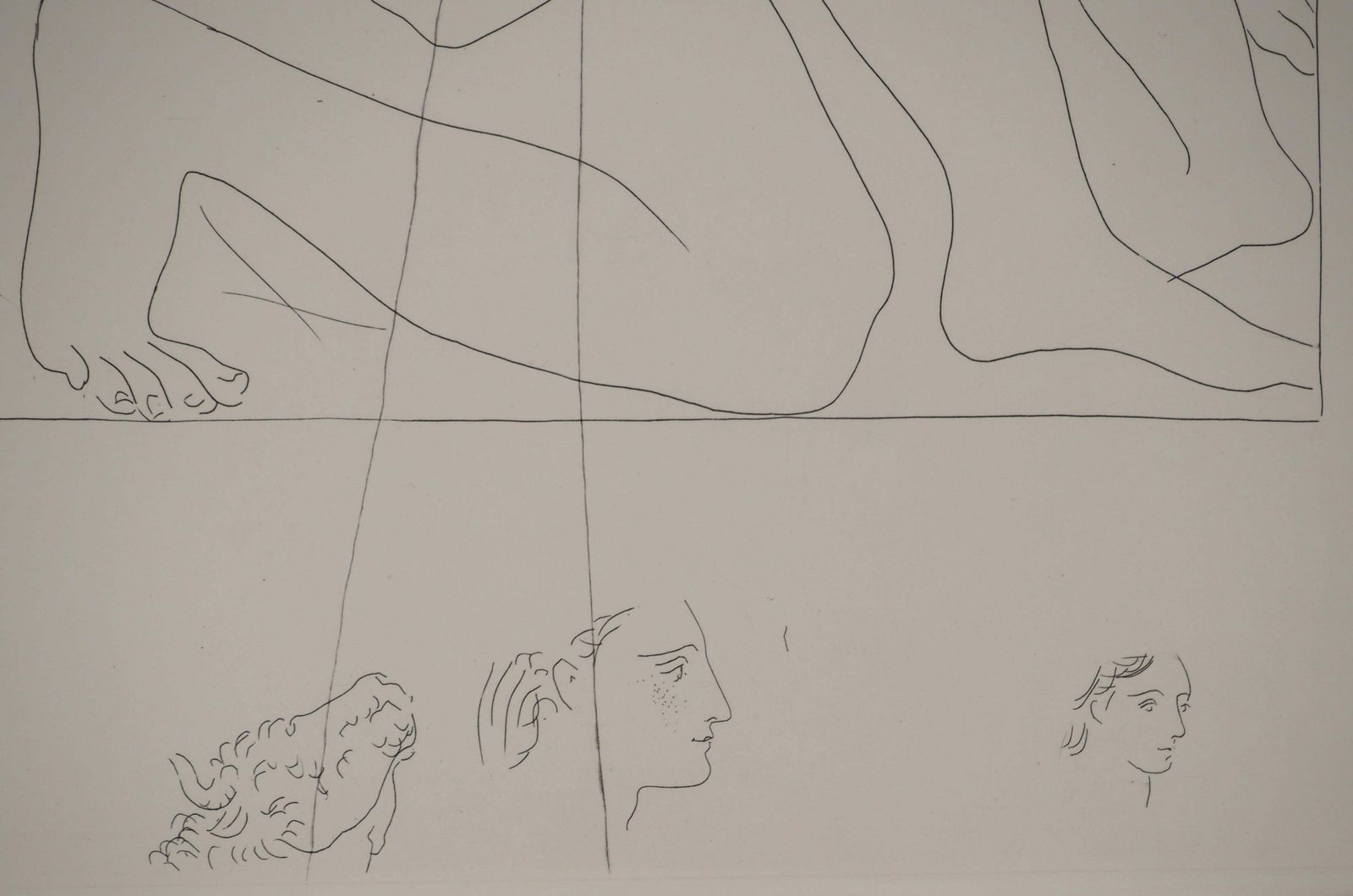 Pablo Picassométarmorphoses D'ovide, Human Bodies   Original Etching (Baer #144)1936 photo Art