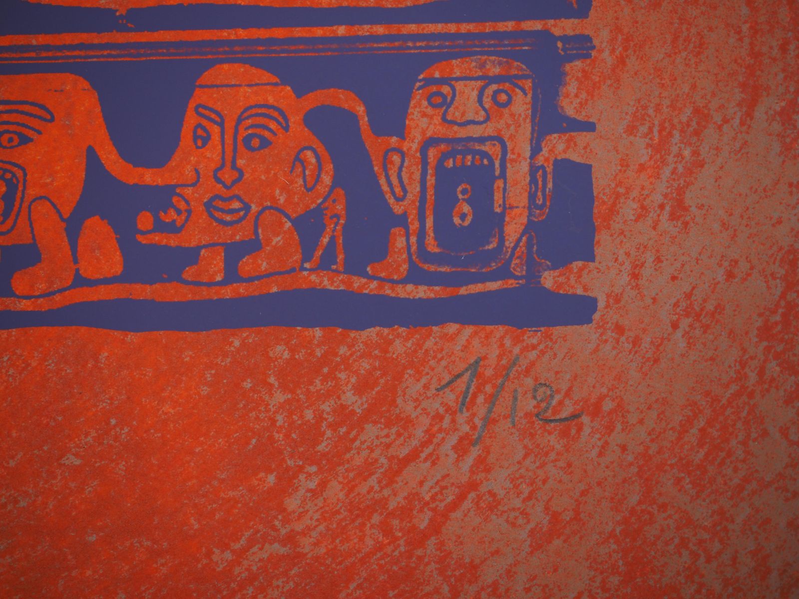 Yvon Taillandierthe Taillandier Land Ambassy   Original Handsigned Screen Print photo vinterior