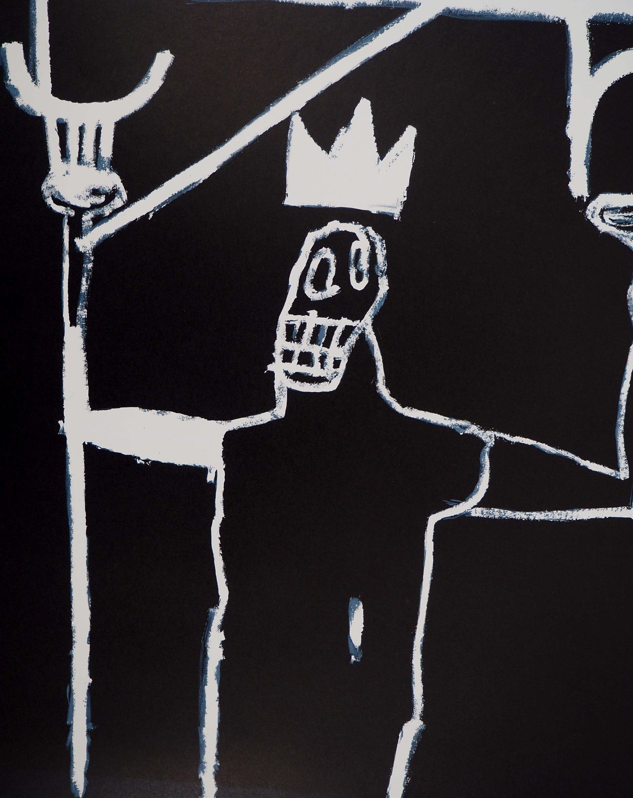 Jean Michel Basquiatthe King   Lithograph, 19971997 photo Art