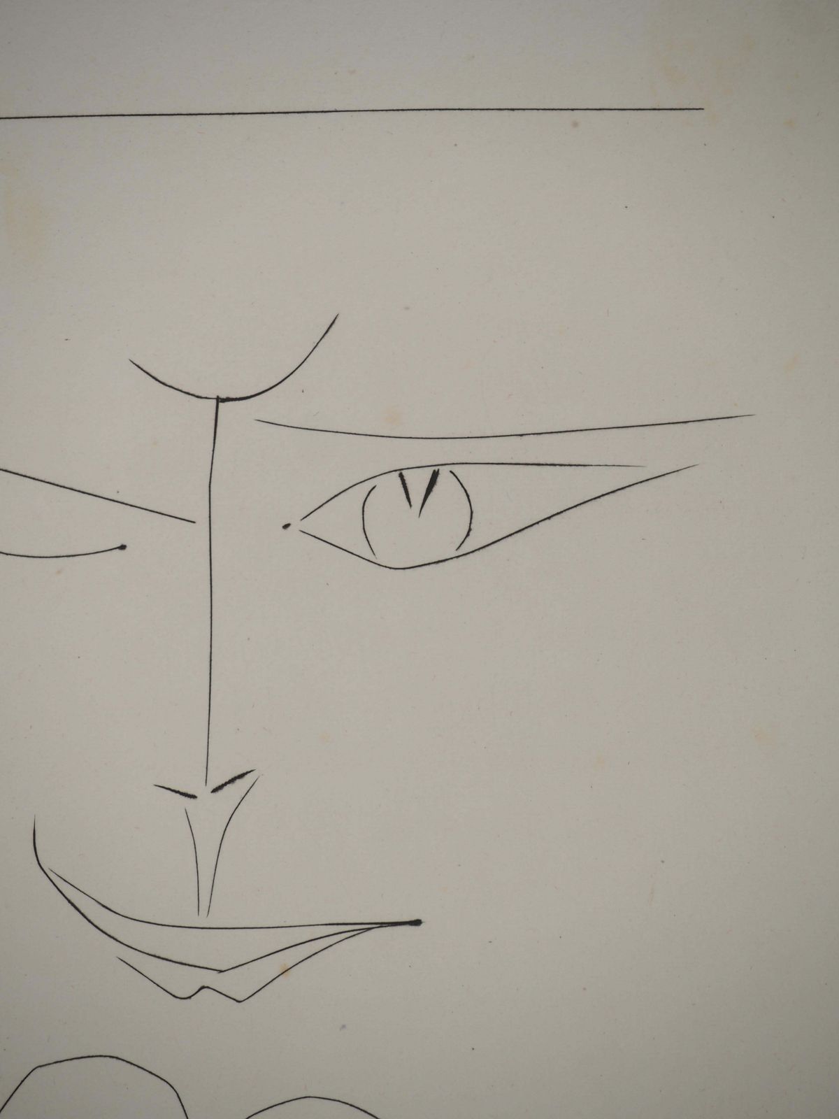 Pablo Picassocarmen, The Expression   Original Etching (Cramer #52)1949 photo 566.0