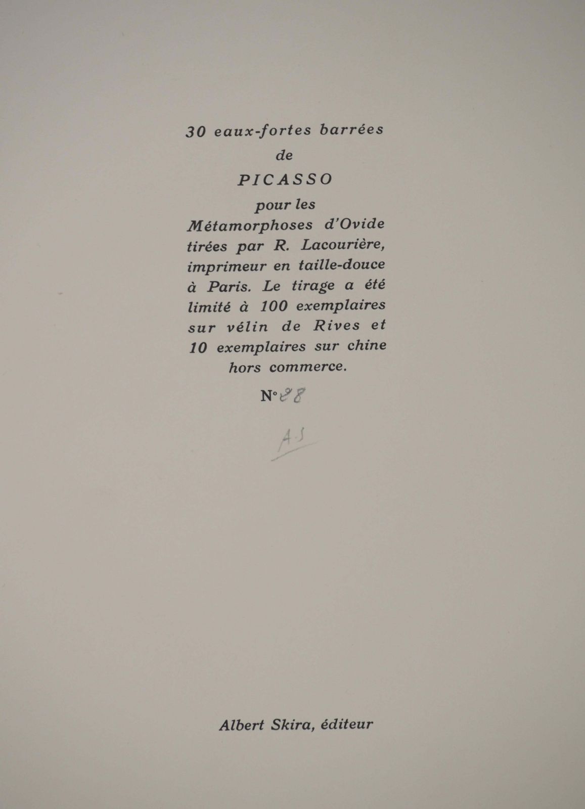 Pablo Picassométarmorphoses D'ovide, Three Head Fragments   Original Etching (Baer #159)1936 photo furniture