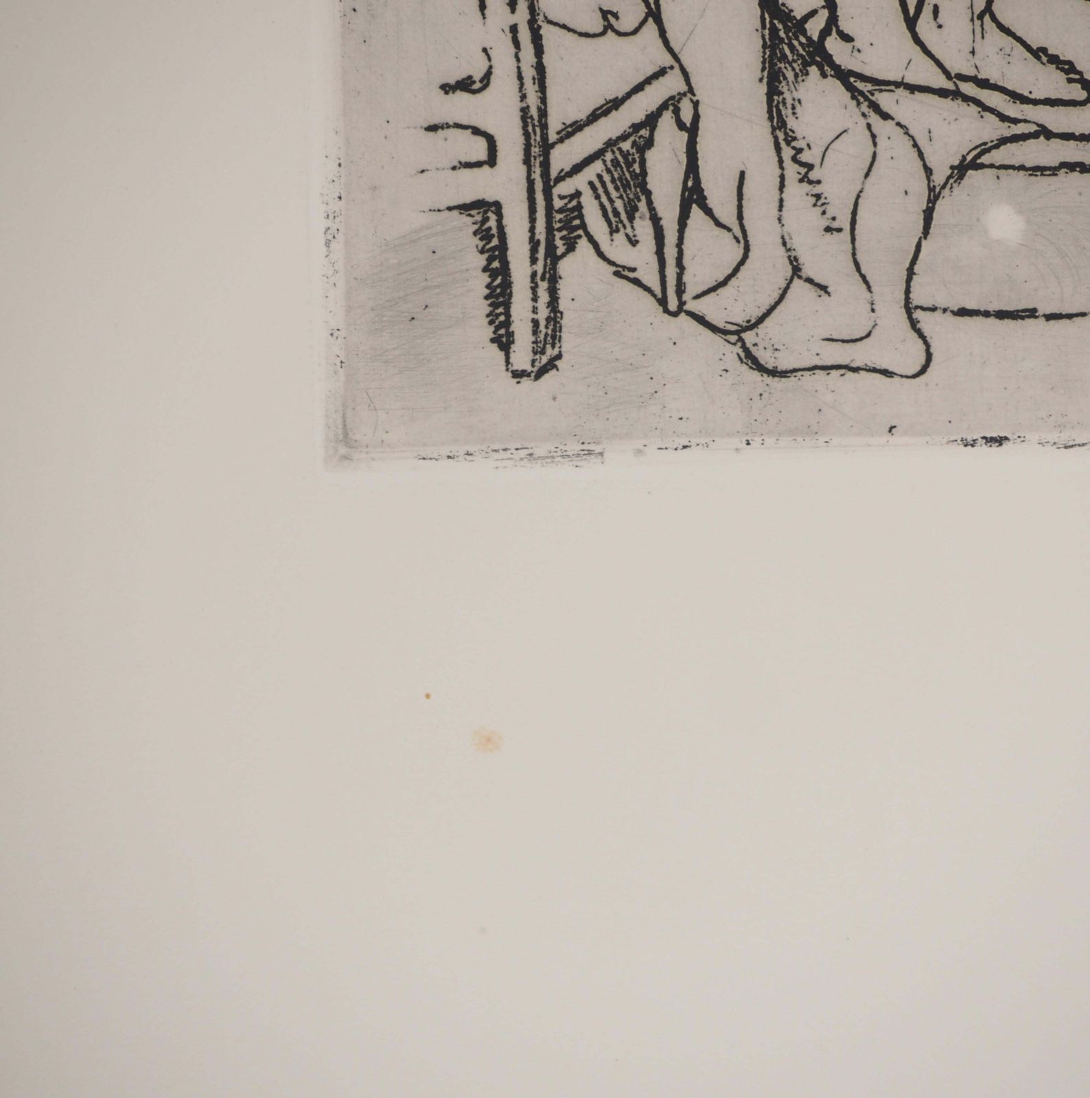 Suzanne Valadonyoung Woman Sponging Herself   Original Etching Signed (Petrides #E12)1932 photo vintage
