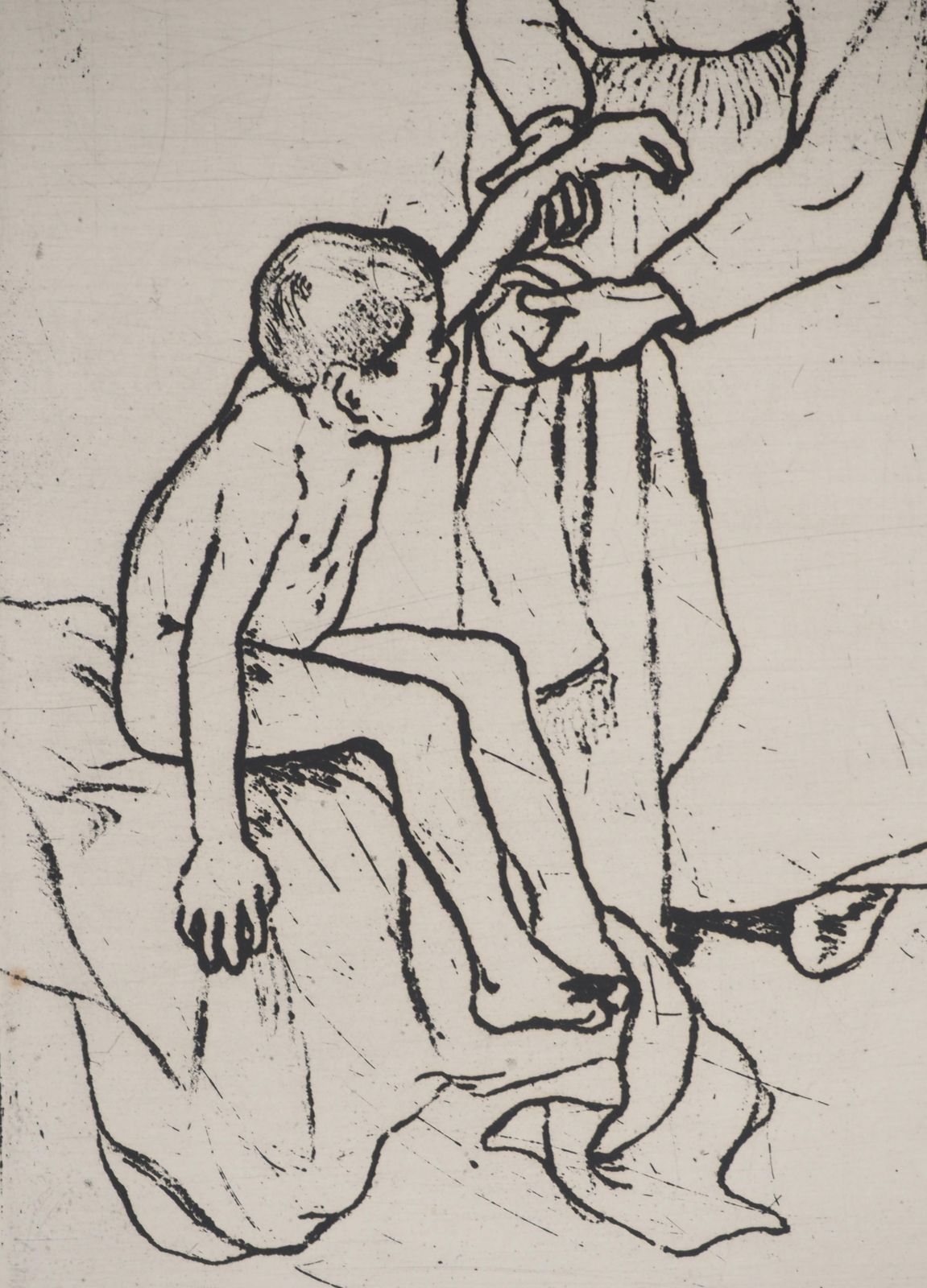 Suzanne Valadongrandmother And Child   Original Etching Signed (Petrides #E14)1932 photo buy