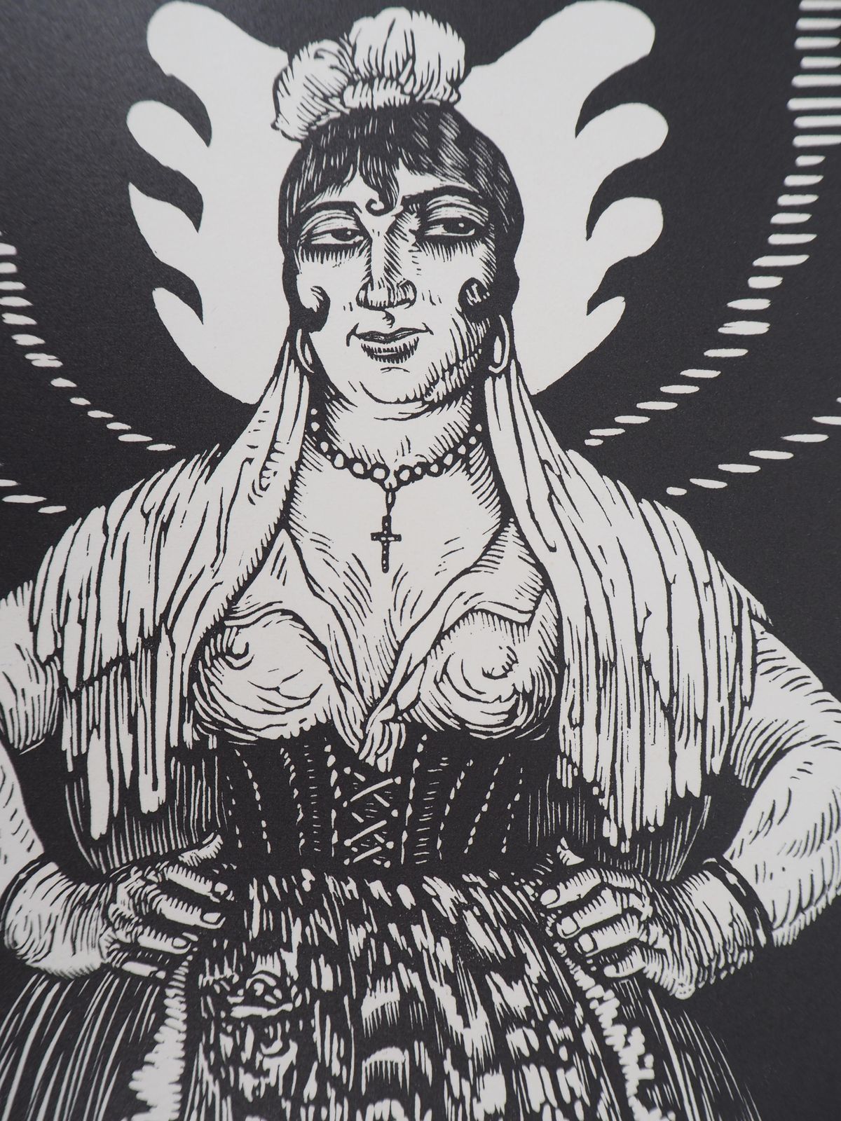 Louis Jou Spanish Woman   Original Wooodcut, Handsigned & Numbered1929 photo Art