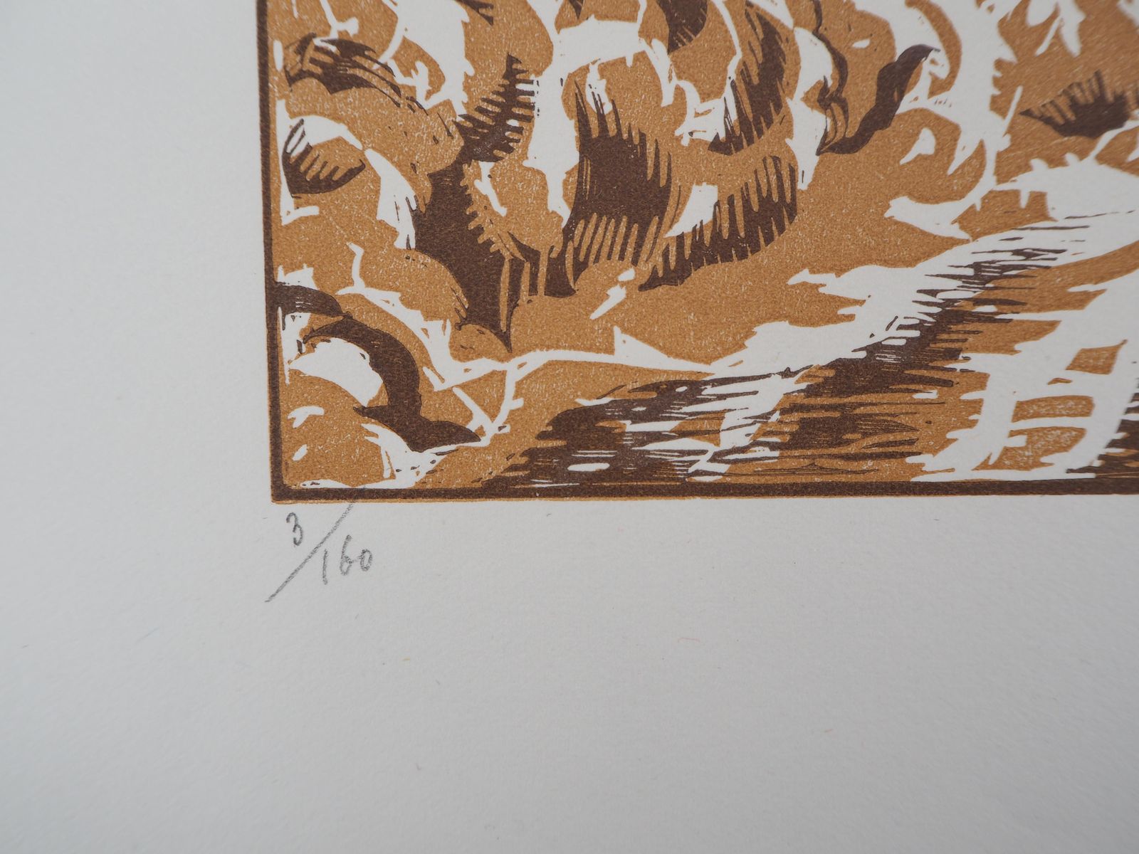 Paul Colinallegory Of Peace : The Family In Countryside   Original Wooodcut, Handsigned1929 photo 217.0