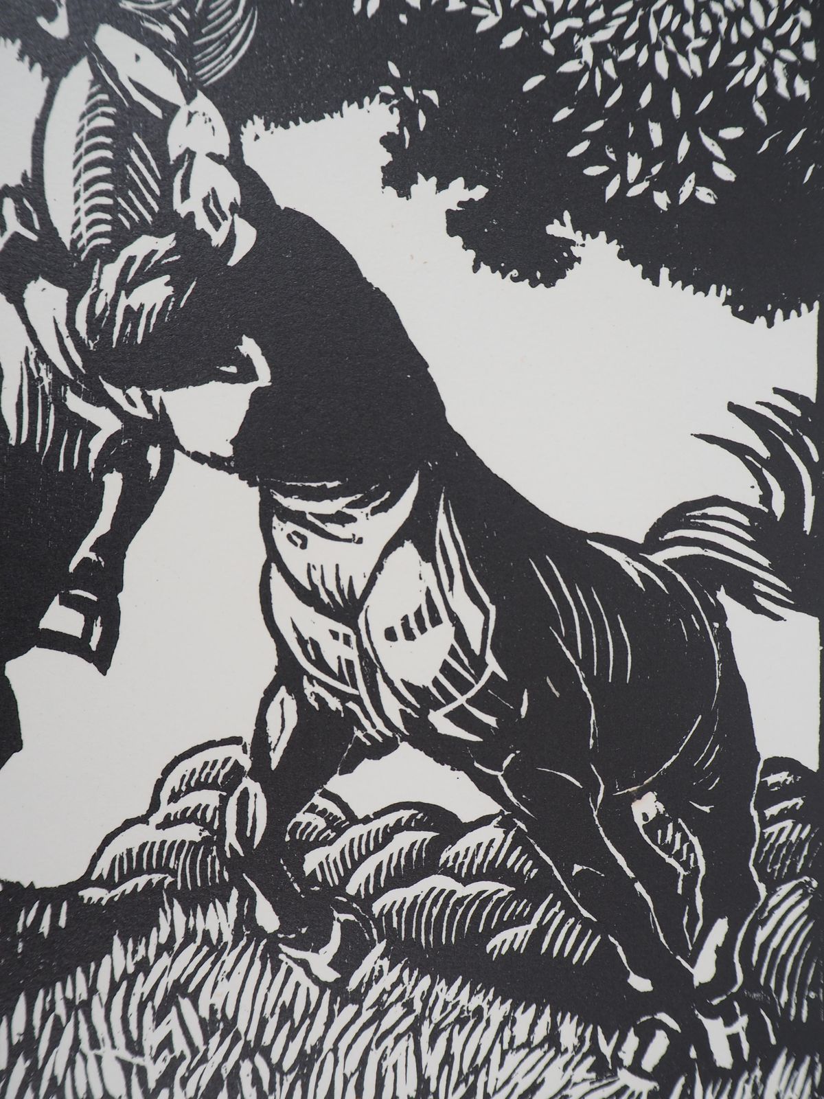 Honoré Broutellecentaur And Unicorn   Original Wooodcut, Handsigned & Numbered /1601929 photo 177.0