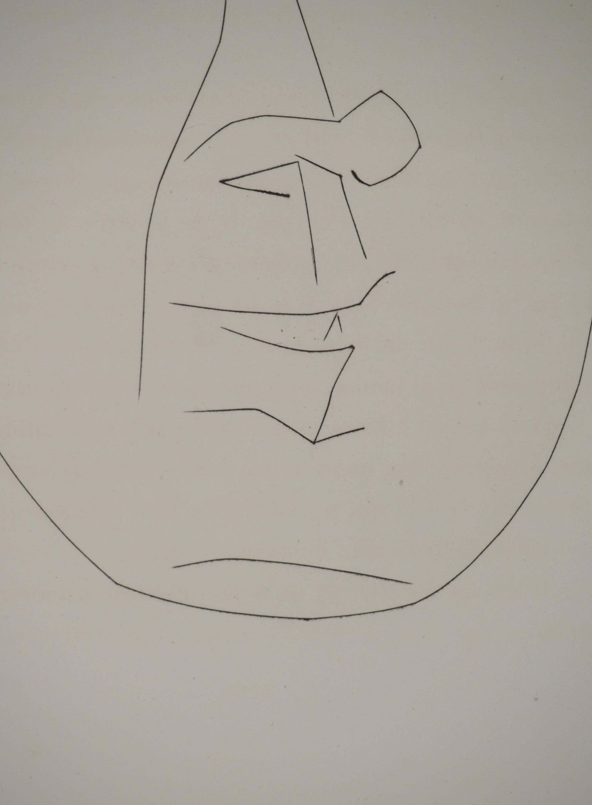 Pablo Picassocarmen, The Smiling Face   Original Etching (Cramer #52)1949 photo Art