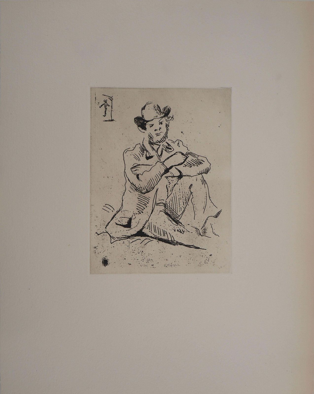 Paul Cézannearmand Guillaumin Au Pendu   Original Etching (Venturi #1159)1923 photo furniture