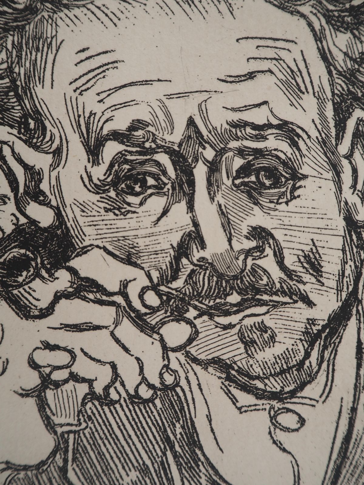Portrait Of Docteur Gachet (Man With A Pipe)   Etching (Second Edition)2020 photo vinterior