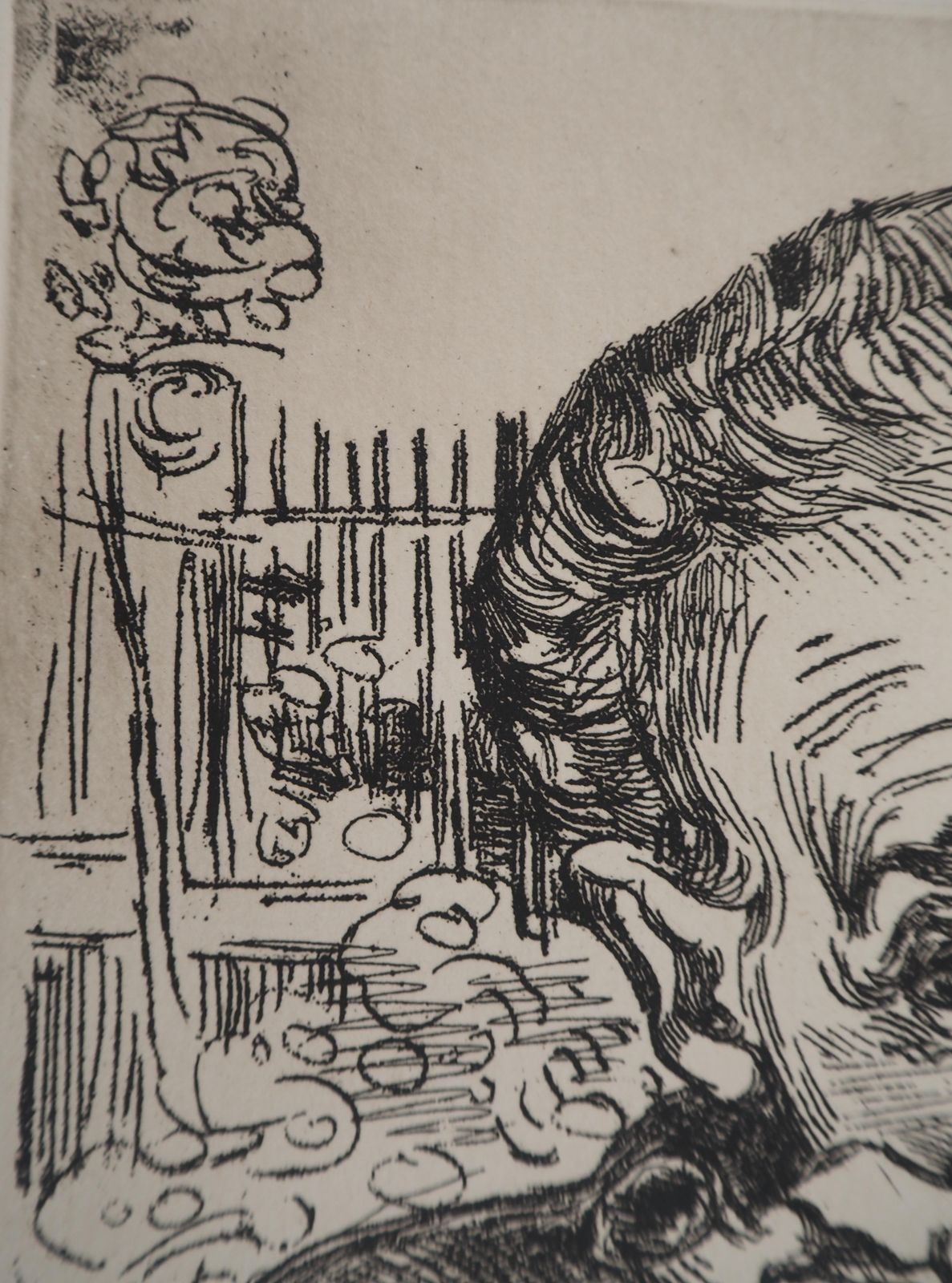 Portrait Of Docteur Gachet (Man With A Pipe)   Etching (Second Edition)2020 photo buy