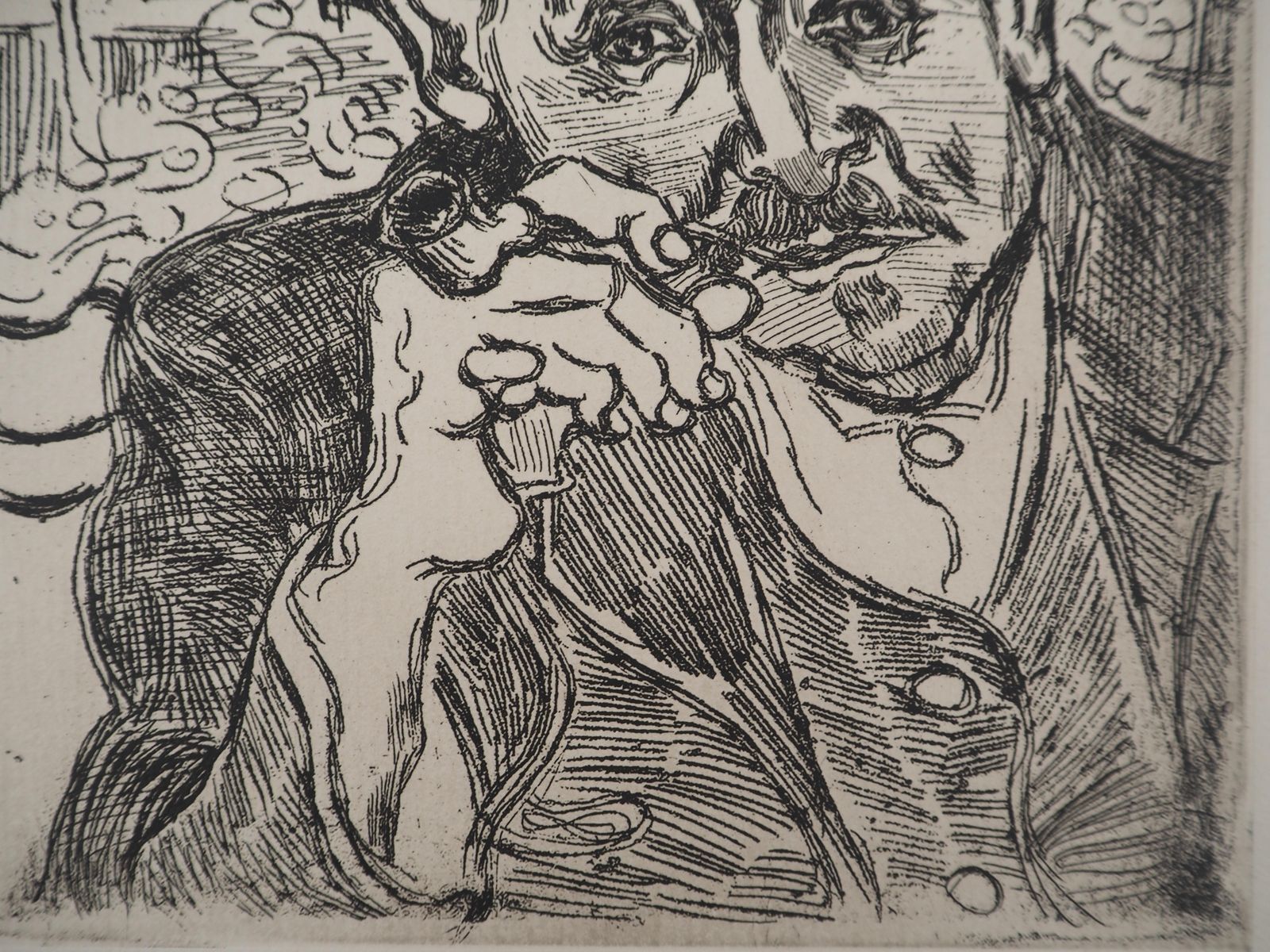 photo furniture Portrait Of Docteur Gachet (Man With A Pipe)   Etching (Second Edition)2020