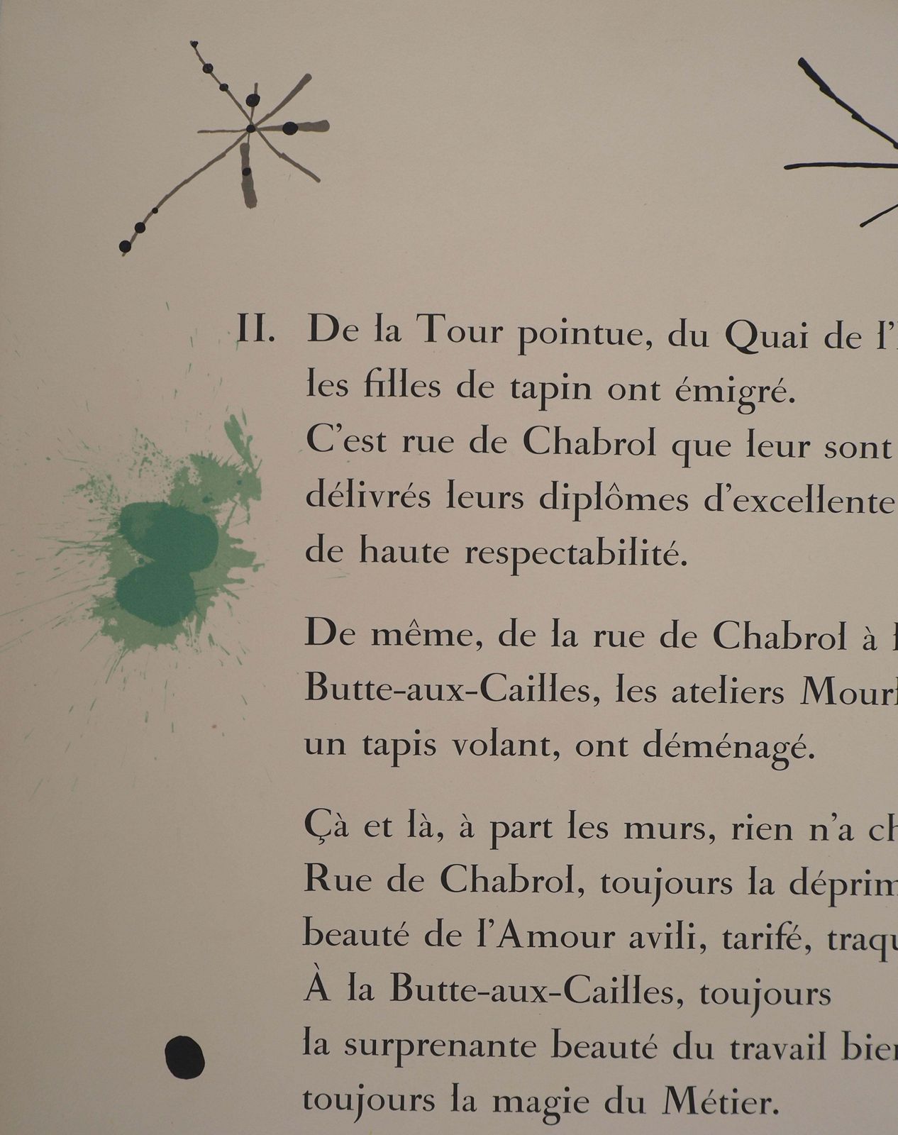 Joan Miróyellow Circle And Star, Preface To 52 Affiches   Original Lithograph (Cramer #841963 photo Art