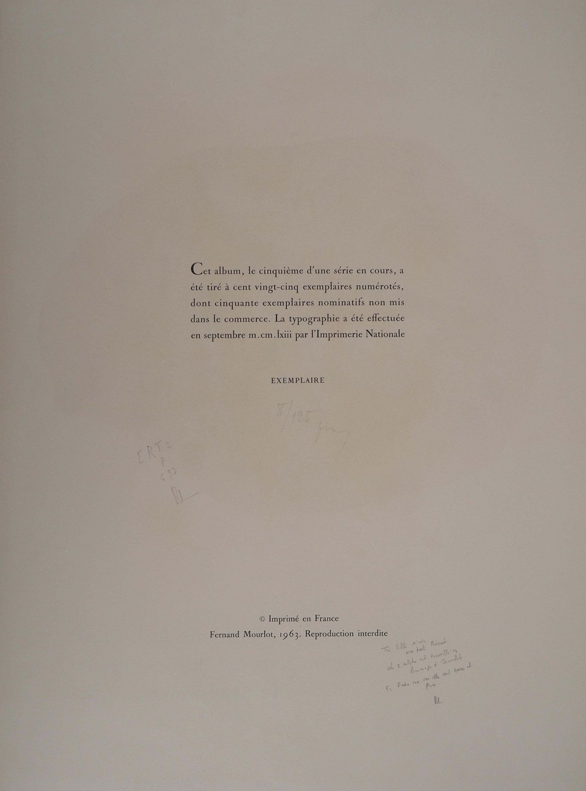 Joan Miróred Composition, Preface To 52 Affiches   Original Lithograph (Cramer #84)1963 photo vinterior